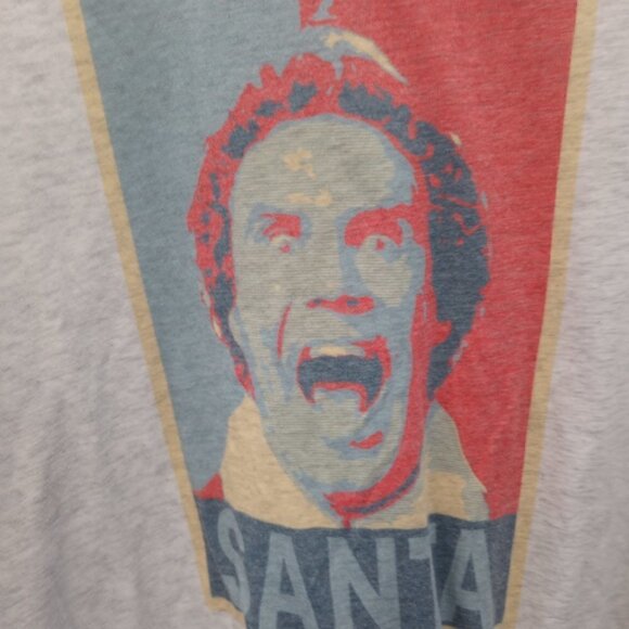 Next Level Green & Gray Santa Elf Buddy Tshirt - Men's - Unisex - XL - Picture 3 of 9